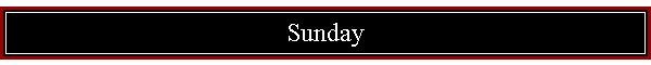 Sunday